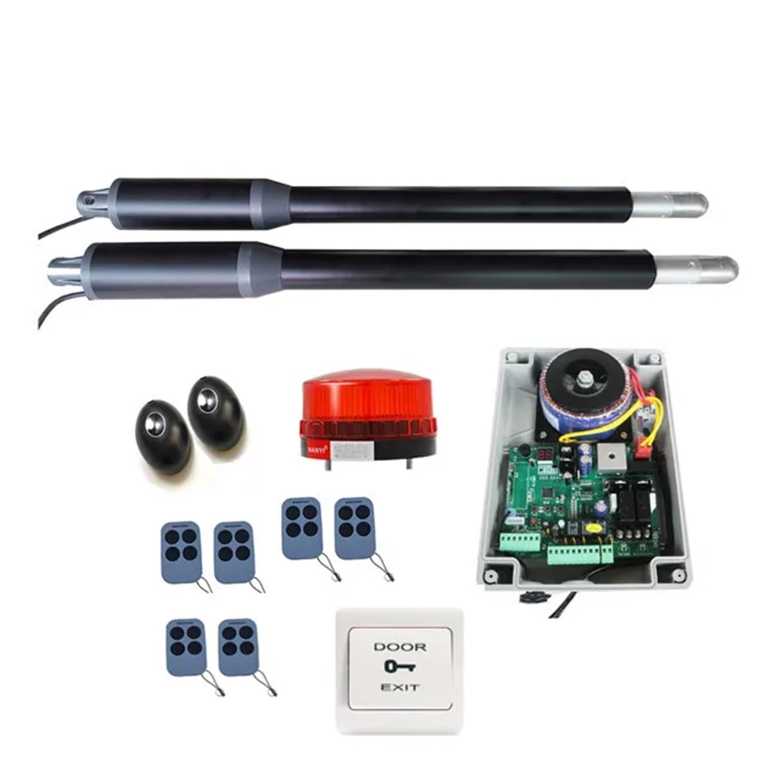 Automatic Gate Opener, Linear Actuator Worm Gear Pistons Gate Opener Electric 24V AC220V 110V Automatic Swing(KIT6)