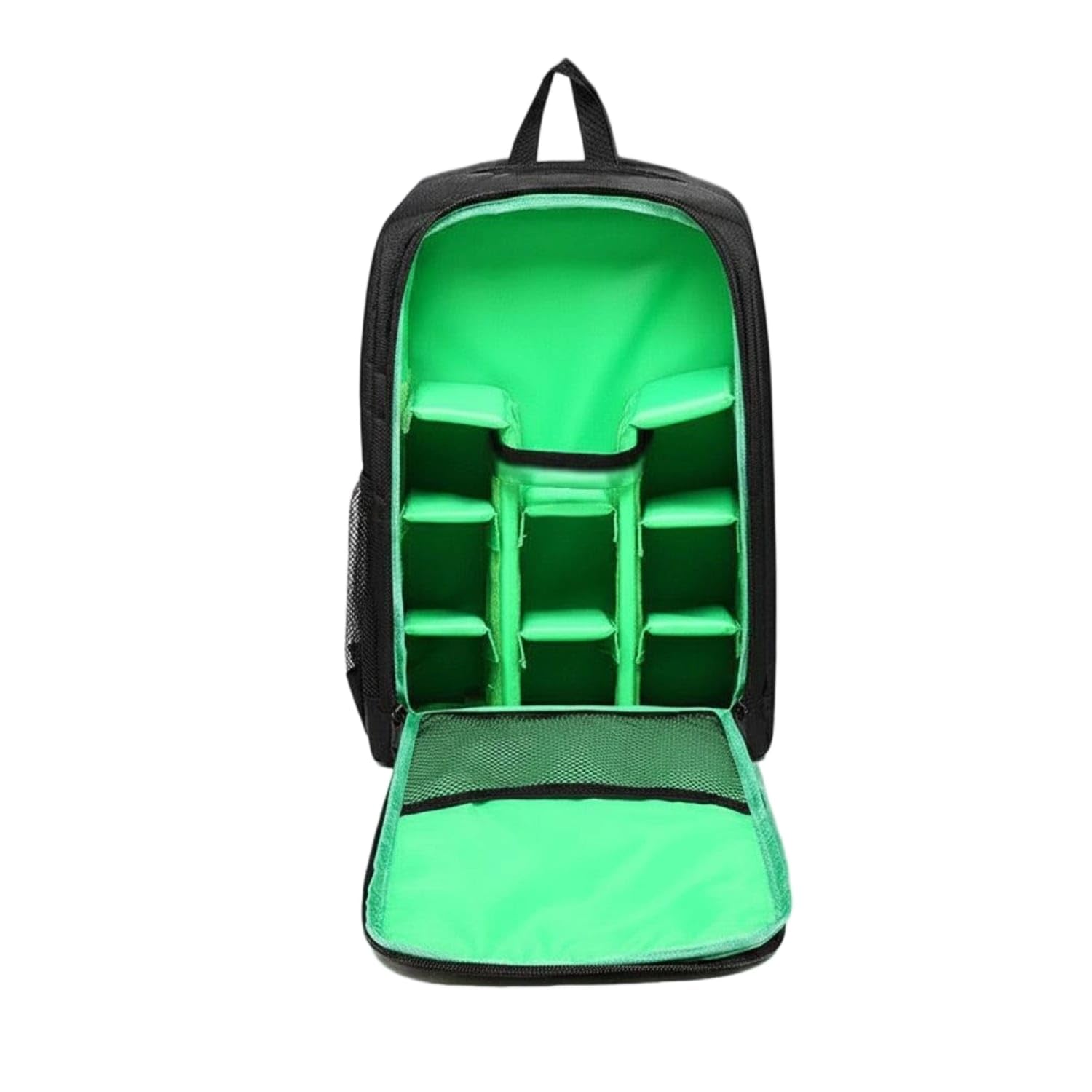 ujeavette Waterproof DSLR Camera Backpack Tripod Holder Photography Backpack Large Capacity Equipment Bag Adjustable Dividers for Photographers, Outdoor, Travel, Green, L-picture-27