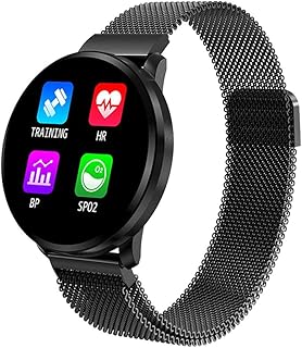 ساعة ذكية بشاشة لمس ملونة CF68 مع مراقب لمعدل ضربات القلب متعددة الوظائف من يو ال