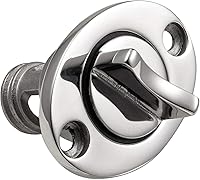 Vista 7 de Oval Garboard Drain Plug,Marine 316 Stainless Steel Drain Plug Fits 1" Hole,with Waterproof O Seal Ring,Boat Transoms Garboard Drain Plug