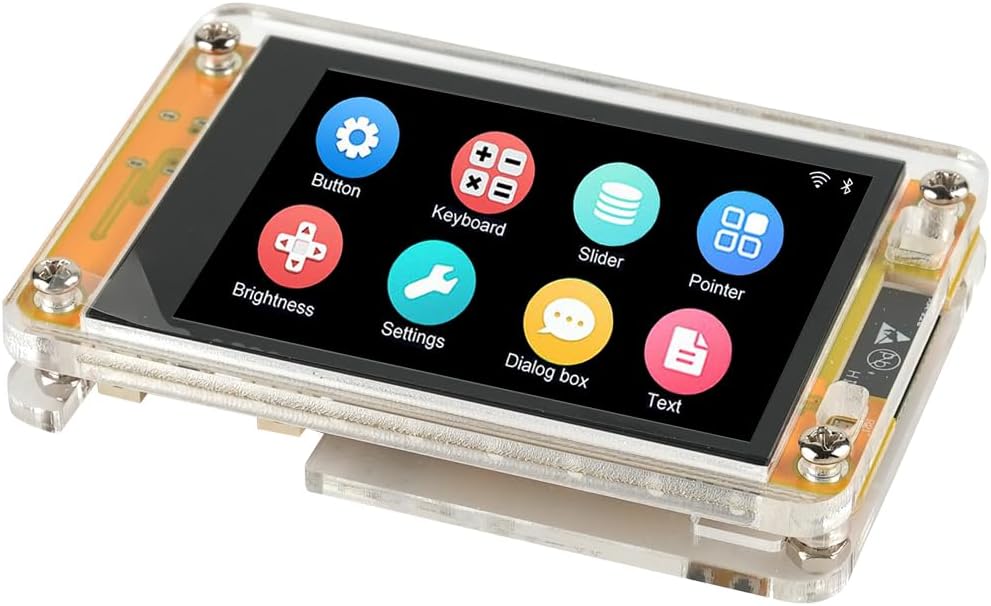 2.8" inch ESP32 Display JC2432W328C Capacitive Touch Screen 240x320 TFT LCD Module ESP-32 Development Board ST7789 + Acrylic Case Transparent, not ESP32-2432S028R