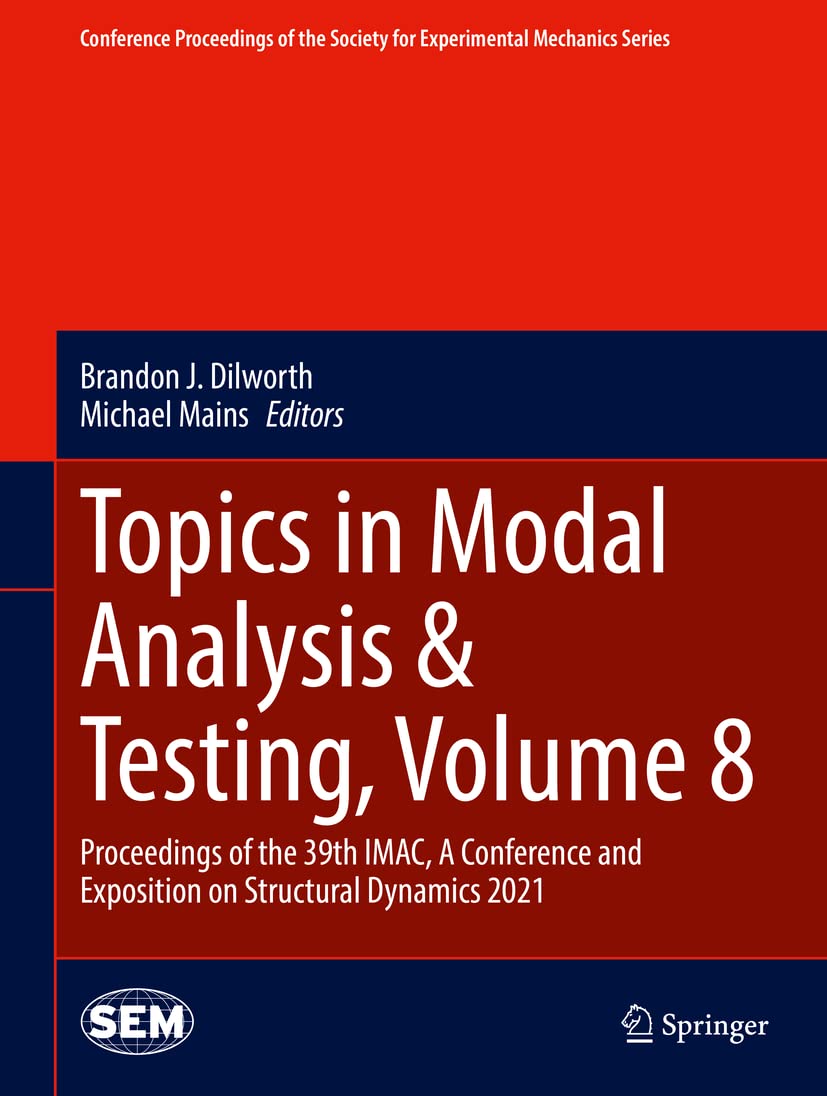 Livre de Modal Analysis & Testing Actes IMAC 2021 Dynamique des Structures