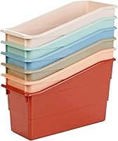 Vista 3 de Really Good Stuff Soportes duraderos para libros y carpetas - Boho, juego de 6