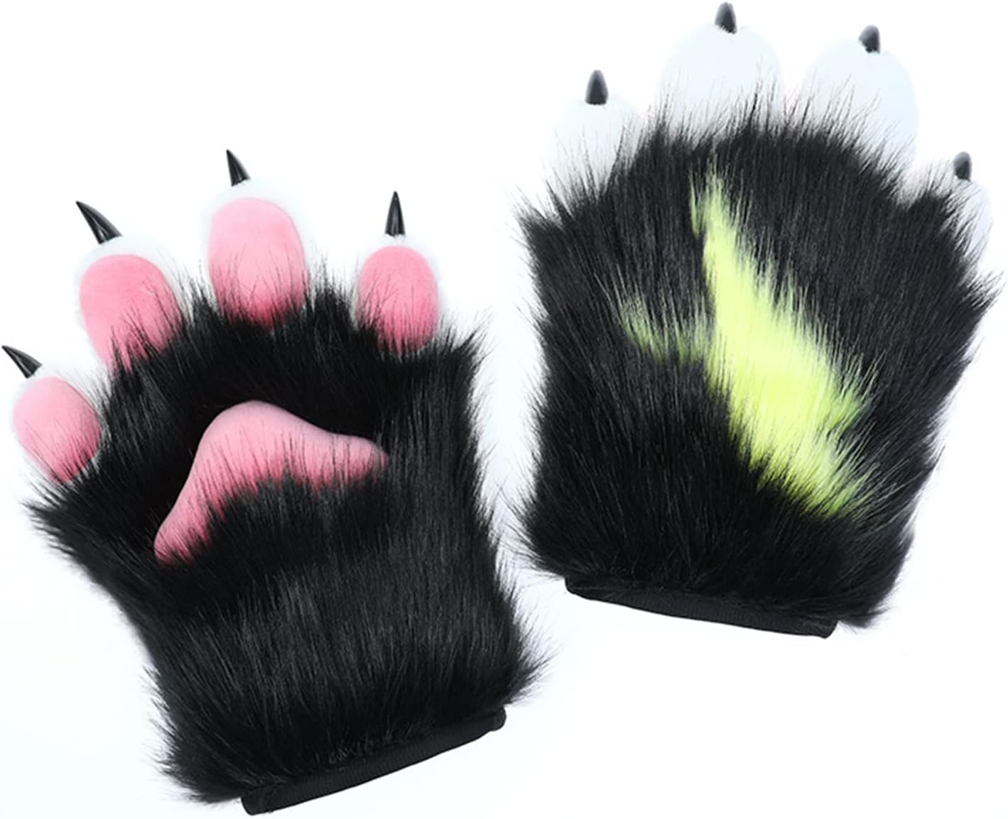 Animal Furry Claw Paw Gloves Cat Fox Wolf Bear Easter Halloween Cosplay Festival Carnival Party Props