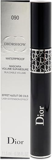 Christian Dior Diorshow Waterproof Mascara, No. 090 Black, 0.38 Ounce