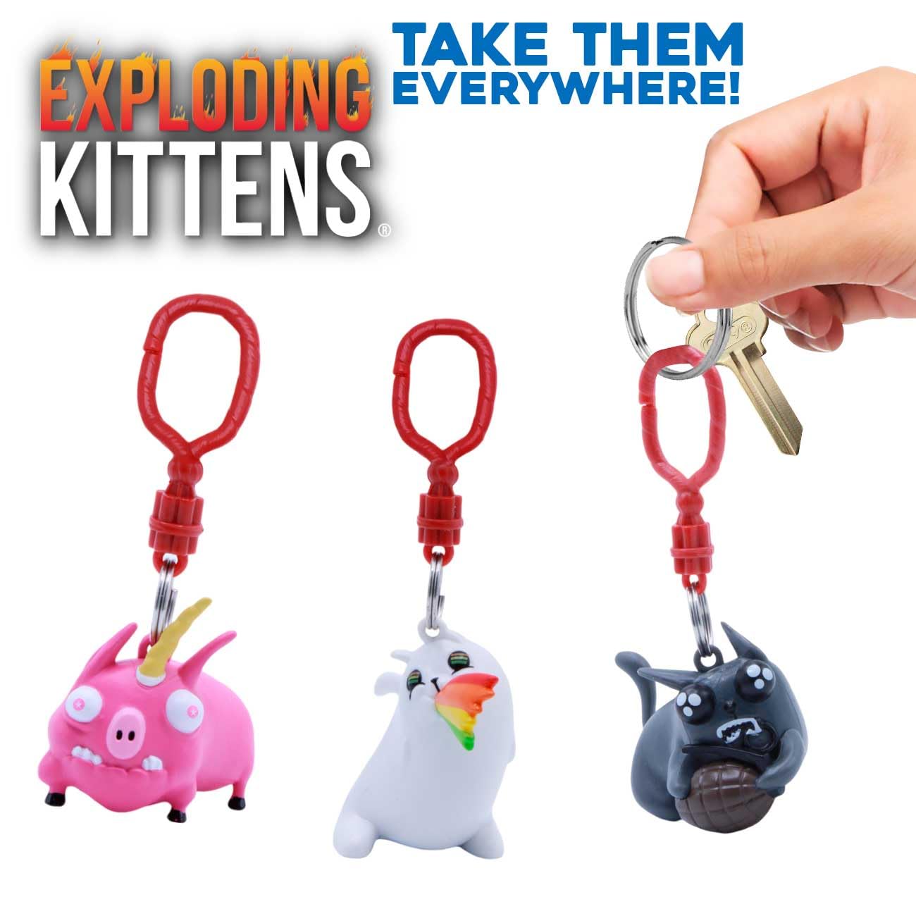Amazon.com: Just Toys LLC Exploding Kittens Backpack Hangers
