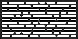 3'x6' Optic Decorative Screen Panel, Black