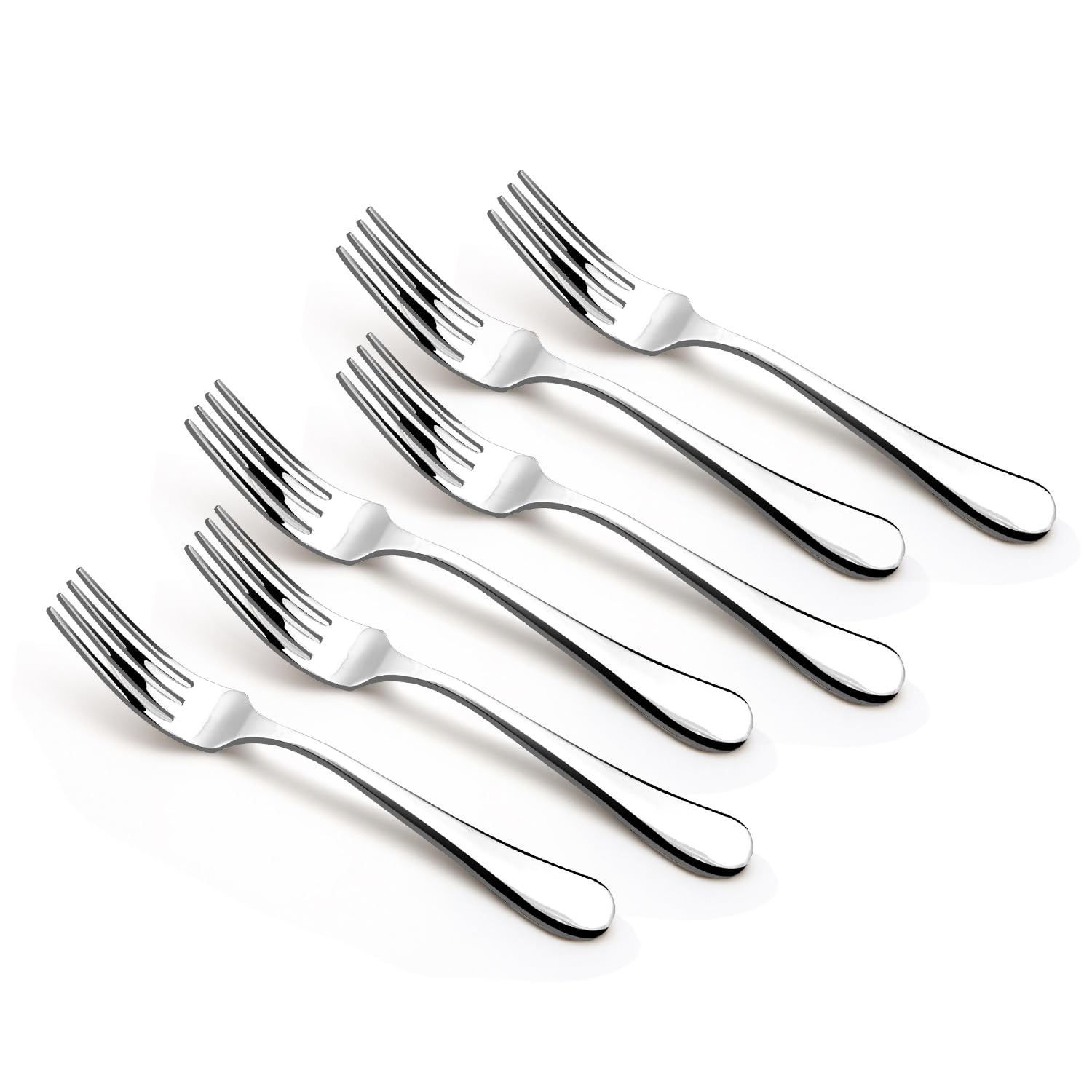 Bergner BE Essentials Baguette Stainless Steel 6 Pcs Baby Fork Set