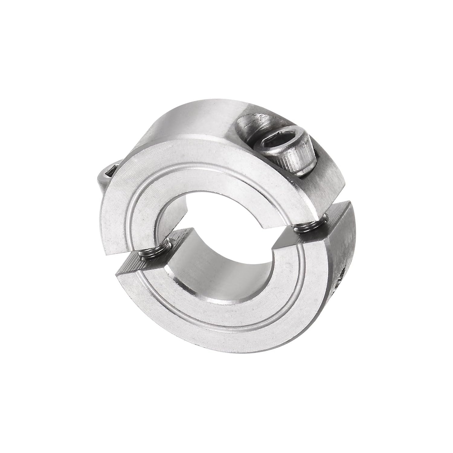 #US Double Split Clamp-On Shaft Collar 5/8 Bore Two-Piece Clamping Collar 1-5/16 OD