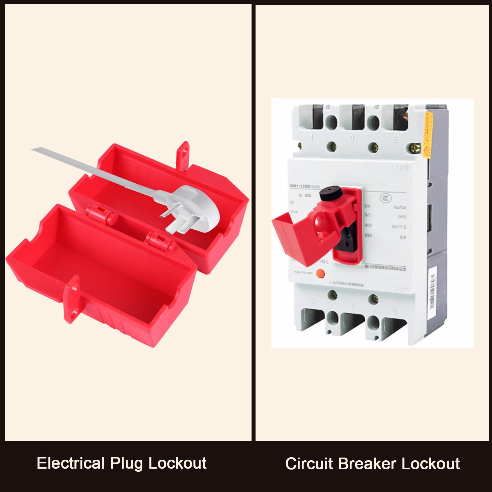 Lock Out Kit Automotive Lockout Tagout Kit Electrical Loto, Clamp On ...