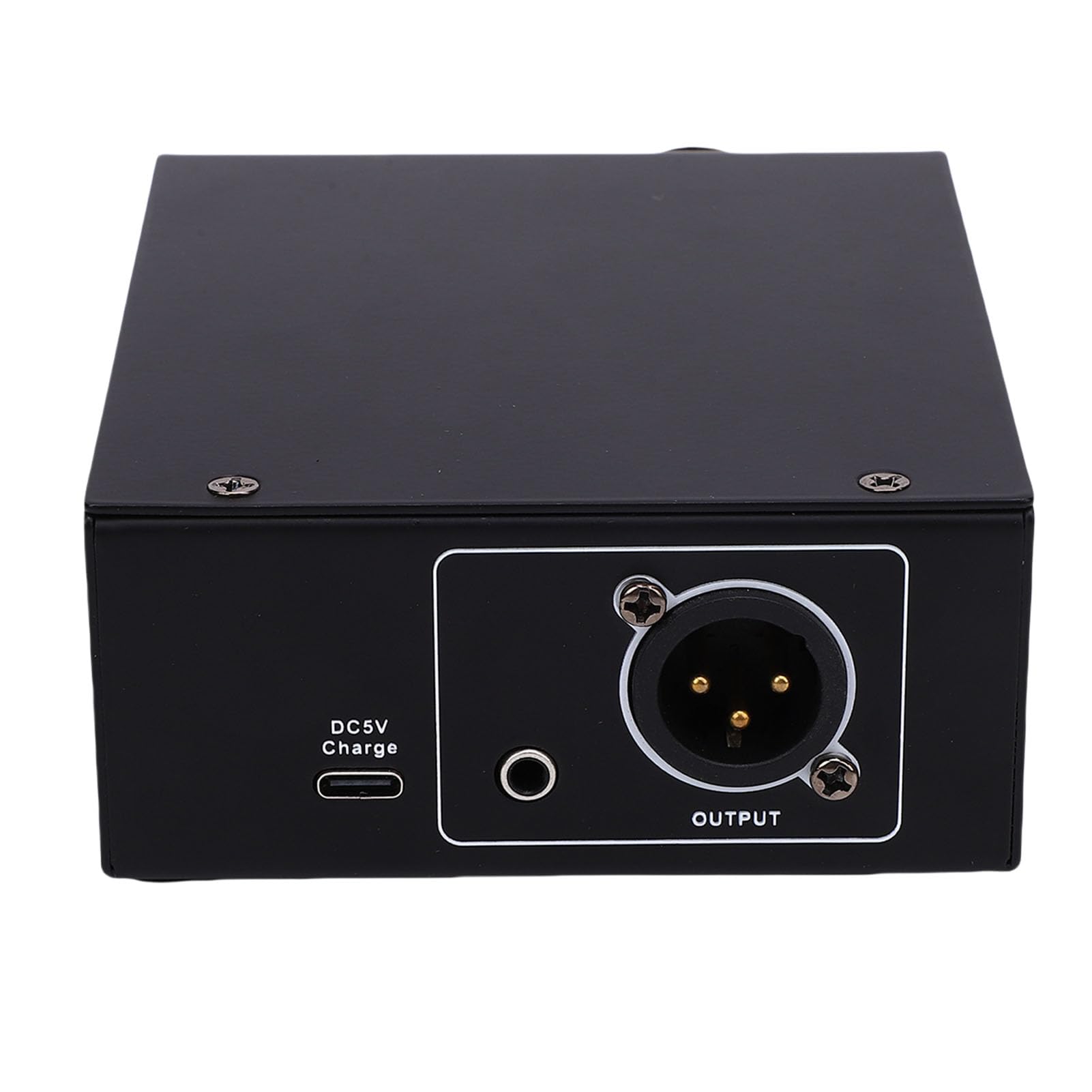 Alimentatore 48V Prestazioni Stabili per la Registrazione in Studio con Microfono a Condensatore, Design Compatto e Portatile per Impostazioni in Studio e Dal