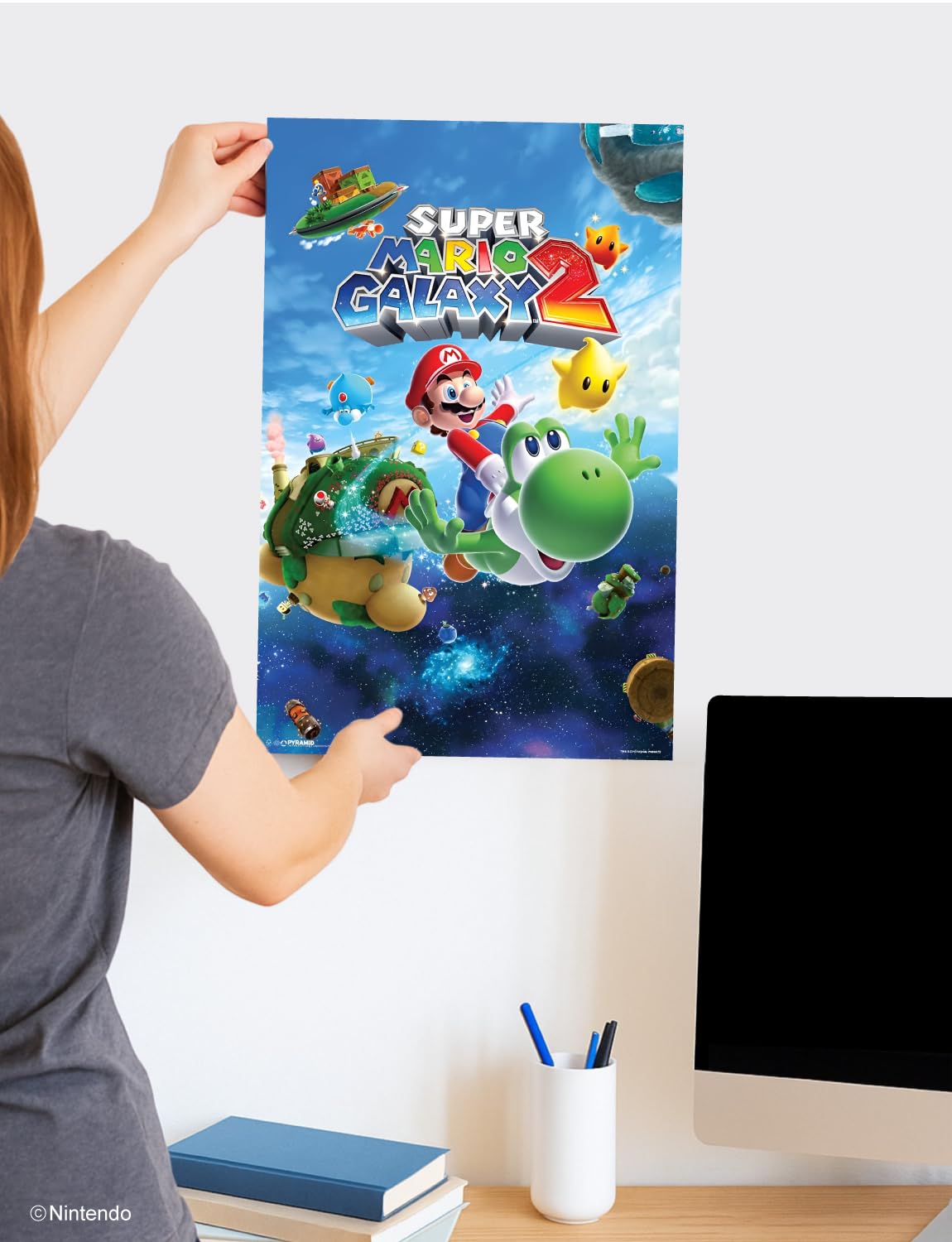Amazon.co.jp: ピラミッドアメリカ スーパーマリオ ポスター - マリオ