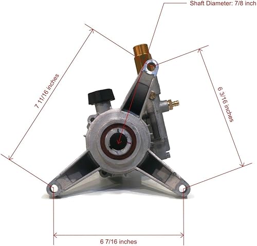 Miniatura 3 de The ROP Shop  Bomba de eje 78" para lavadora a presión para Campbell Hausfeld PW2200V2LE, PW2200V3LE