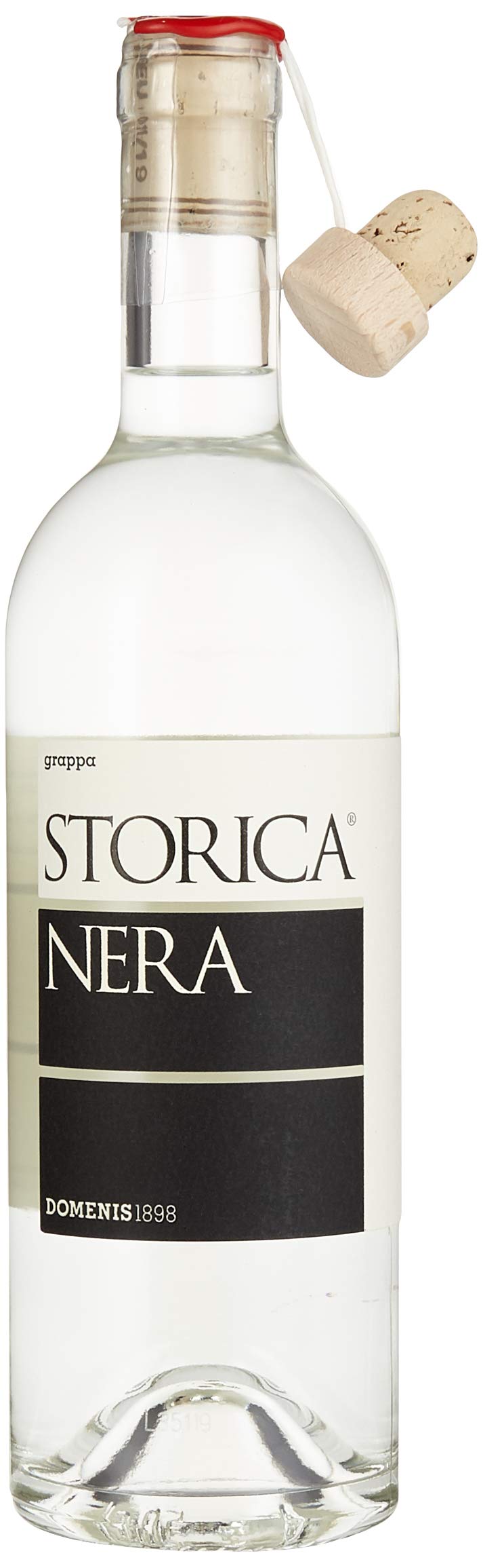 Domenis 1898 STORICA NERA Grappa 50% Vol. 0,5l in Geschenkbox