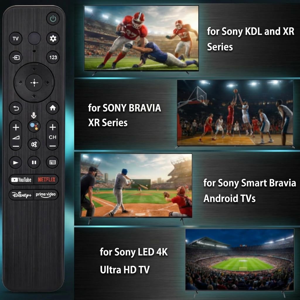 Amazon | ソニースマートテレビ用ボイスリモコン、2018~2025年式のSony