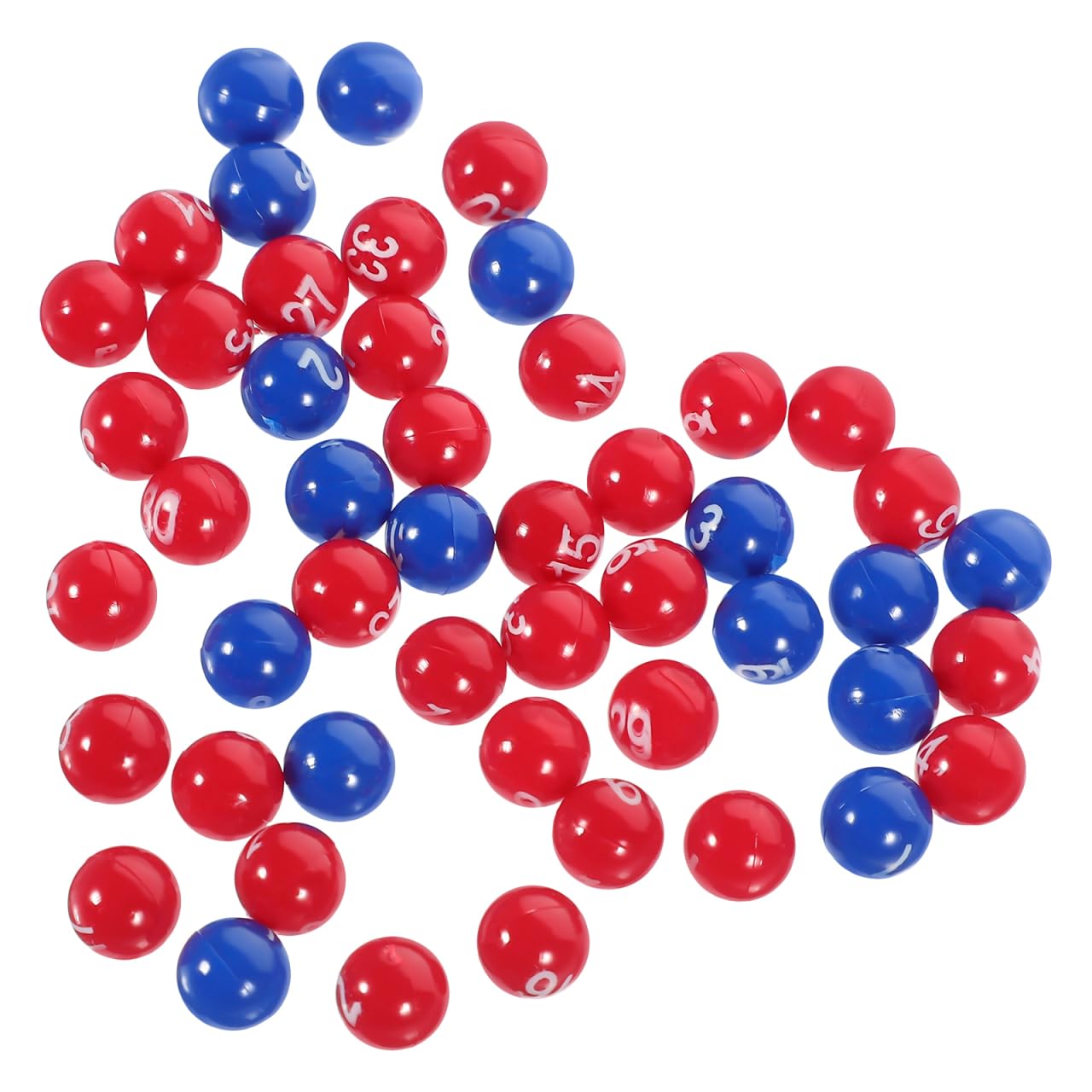 Alipis Numbered Lottery Balls 0.31 Inch Plastic Raffle Balls Party Game Props for Bingo and Entertainment Events - Image 3