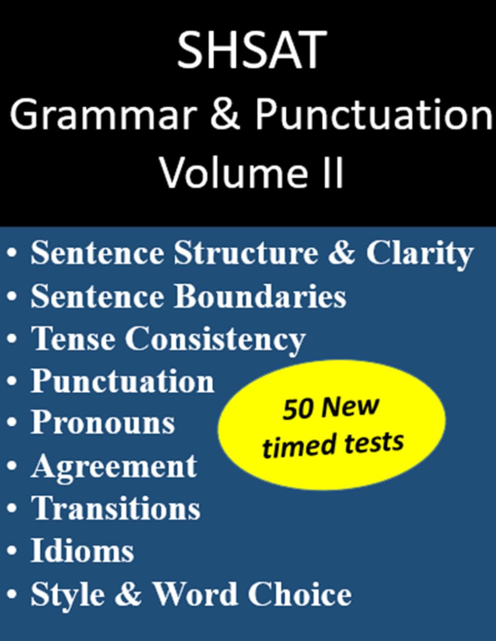 SHSAT Grammar & Punctuation Volume II