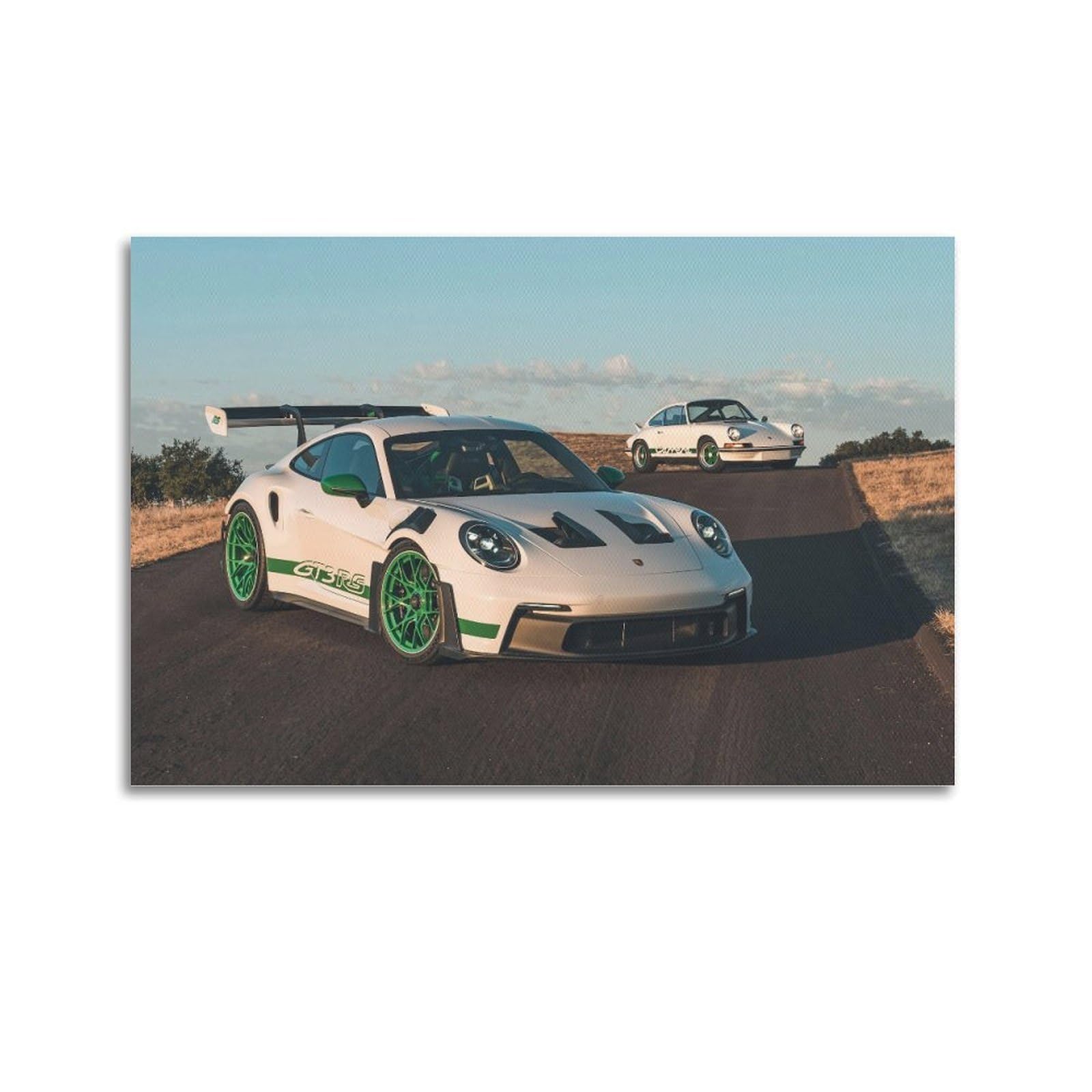 OKAHYS Supercars Carrera RS 2.7 911 GT3 RS Poster Modern Decorative Canvas Prints - Ideal Wall Art for Family, Man Cave, Game Room, Boys & Girls Bedroom 20x30inch(50x75cm)