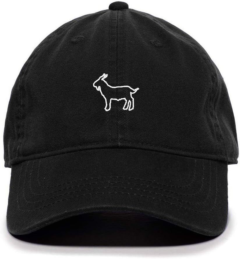 Tech Design Goat Baseball Cap Embroidered Cotton Adjustable Dad Hat