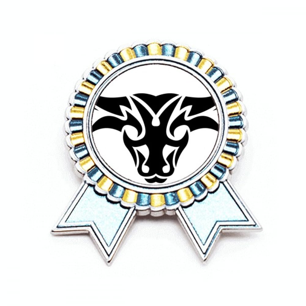 Broche Taureau constellation en métal taille M pour remplacer un bouton manquant