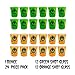 Halloween Shot Glasses - Durable Plastic - 1 Oz. - with Happy Halloween Design - 24 Pack - 12 Pieces Green, 12 Pieces Orange - Perfect for Parties - Get Dressed Up & Drunk