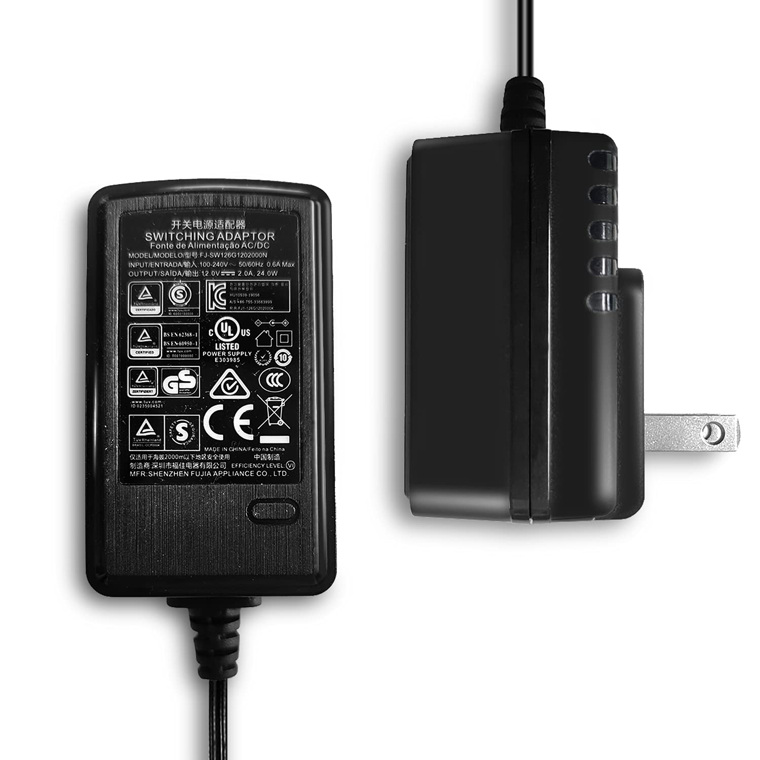 AC Power Adapter Charger for Panasonic HDC-TM40 HDC-TM40EB HDC-TM40GD Camcorder