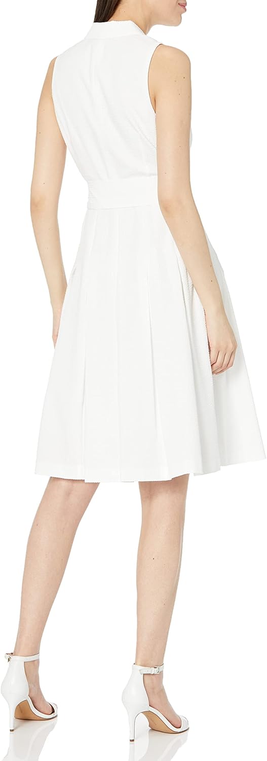 Anne Klein Women's Notch Collar Wrap W/Full Skirt