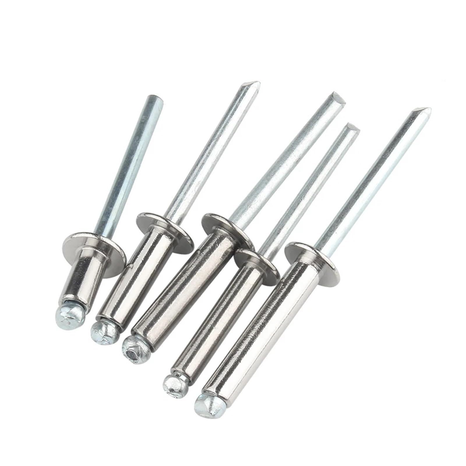 50pcs M3 M3.2 M4 M5 304 Rivet aveugle en acier inoxydable Pop tête ronde tirer Rivet décoration clou Rivet d'échappement Rivet Pop tirer Rivet(M5 x 10mm)