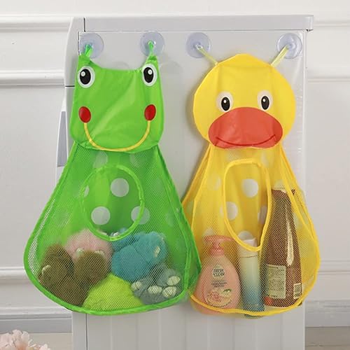 Miniatura 3 de Juguetes de baño para bebés con 1 bolsa organizadora y almacenamiento de juguetes de baño para tina, juego de pesca y juguetes de piscina,