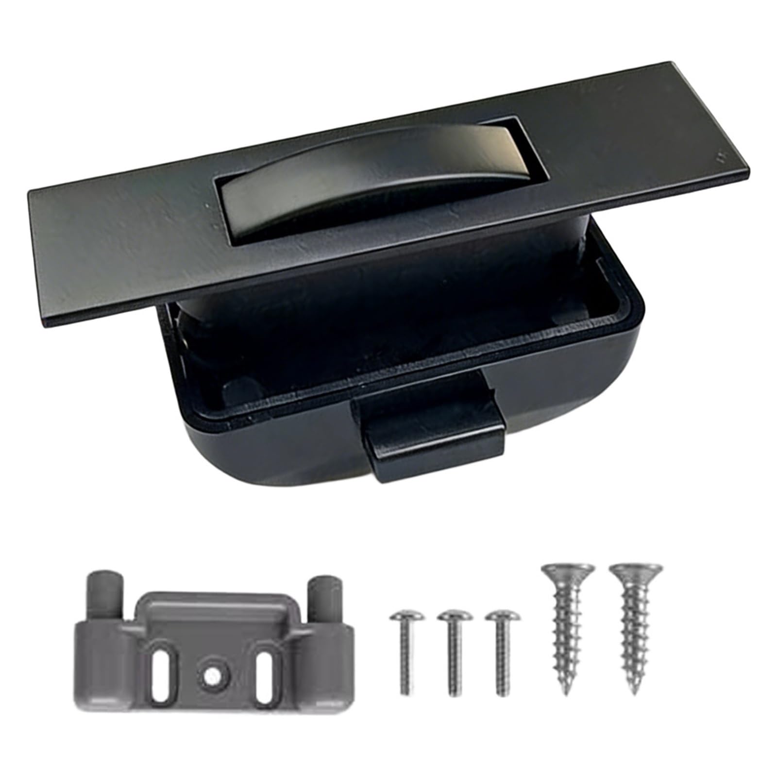 for RV/Boat/Cabinet: 1PCS Push-to-Lock Latch, ABS Zinc Alloy(A)