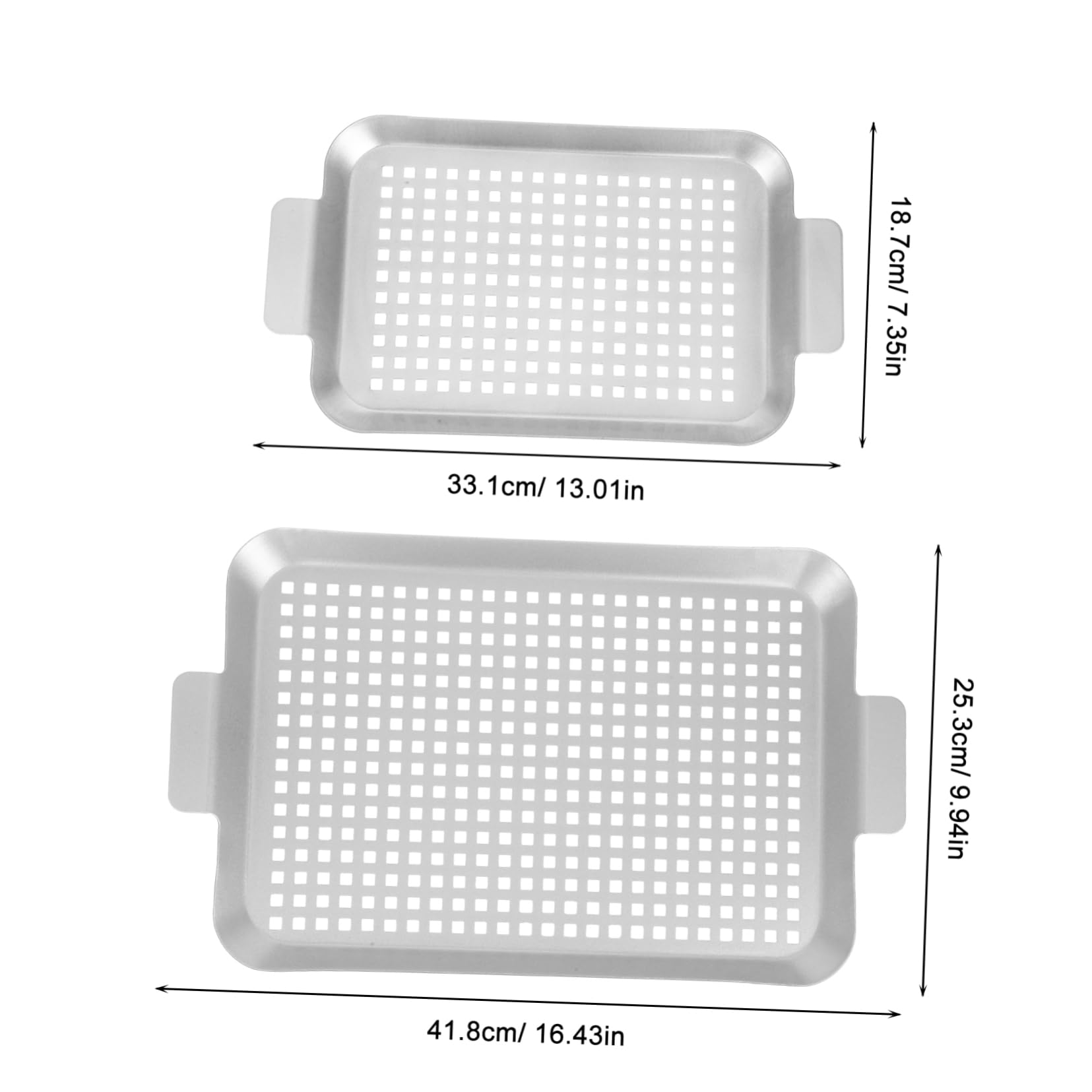 HANABASS Outdoor Grill Griddle Plate Baking Pans Set Stove Grilled Pan Baking Tray Frying Filter Tray Dash Grill Topper