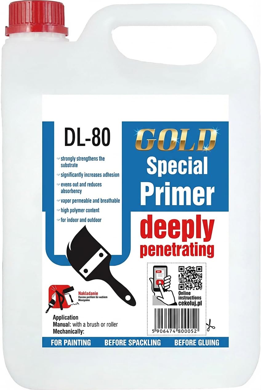 TRANS - PAL DL-80 Deep Penetrating Primer 5L High Adhesion Breathable Waterproof Indoor Outdoor