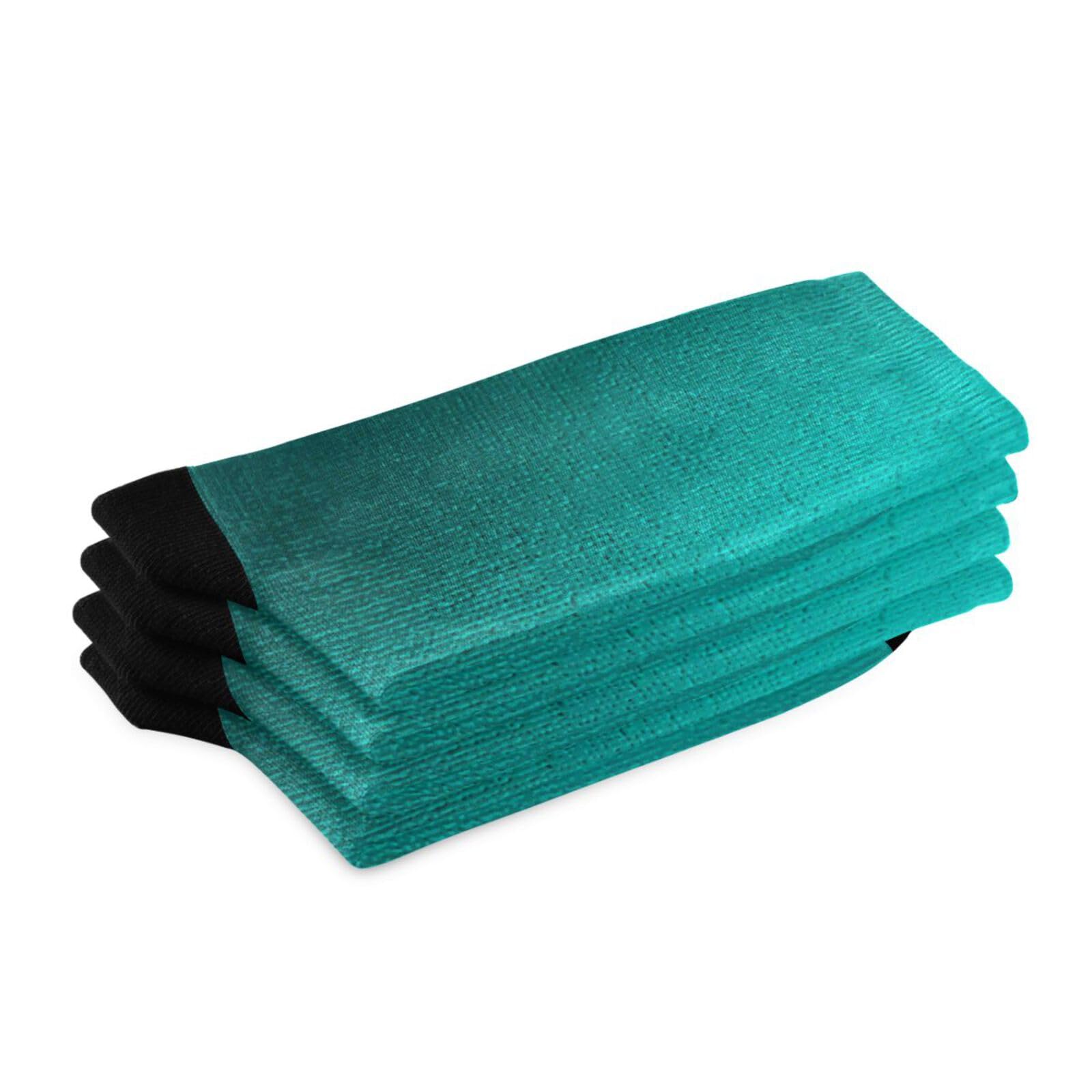 SHJI Teal Turquoise Socks Women Men Short Stockings Unisex Sock for Running Athletic Hiking Cycling 1 Pair