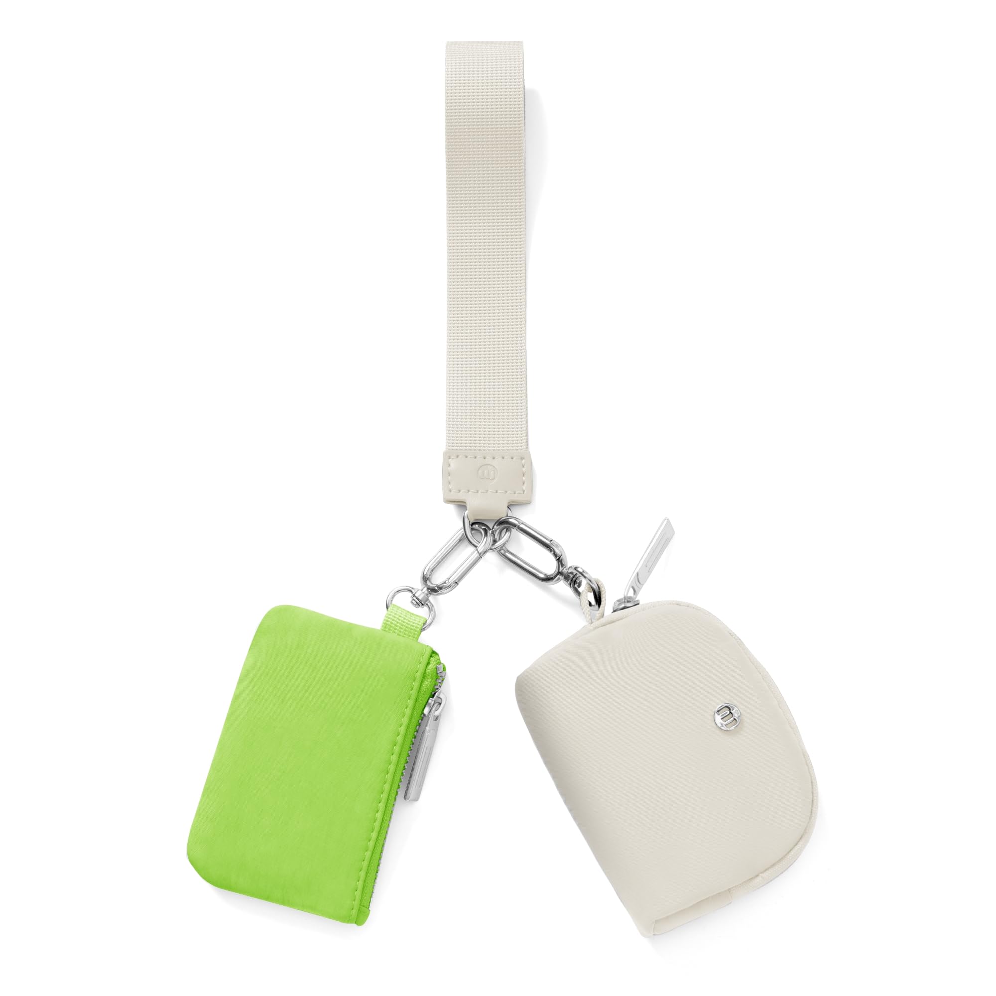 Mum's memory Mini Zip Around Wristlet Wallet for Women Dual Pouch Wristlet Portable keychain wallet Coin Purse Mini Women Coin Pocket