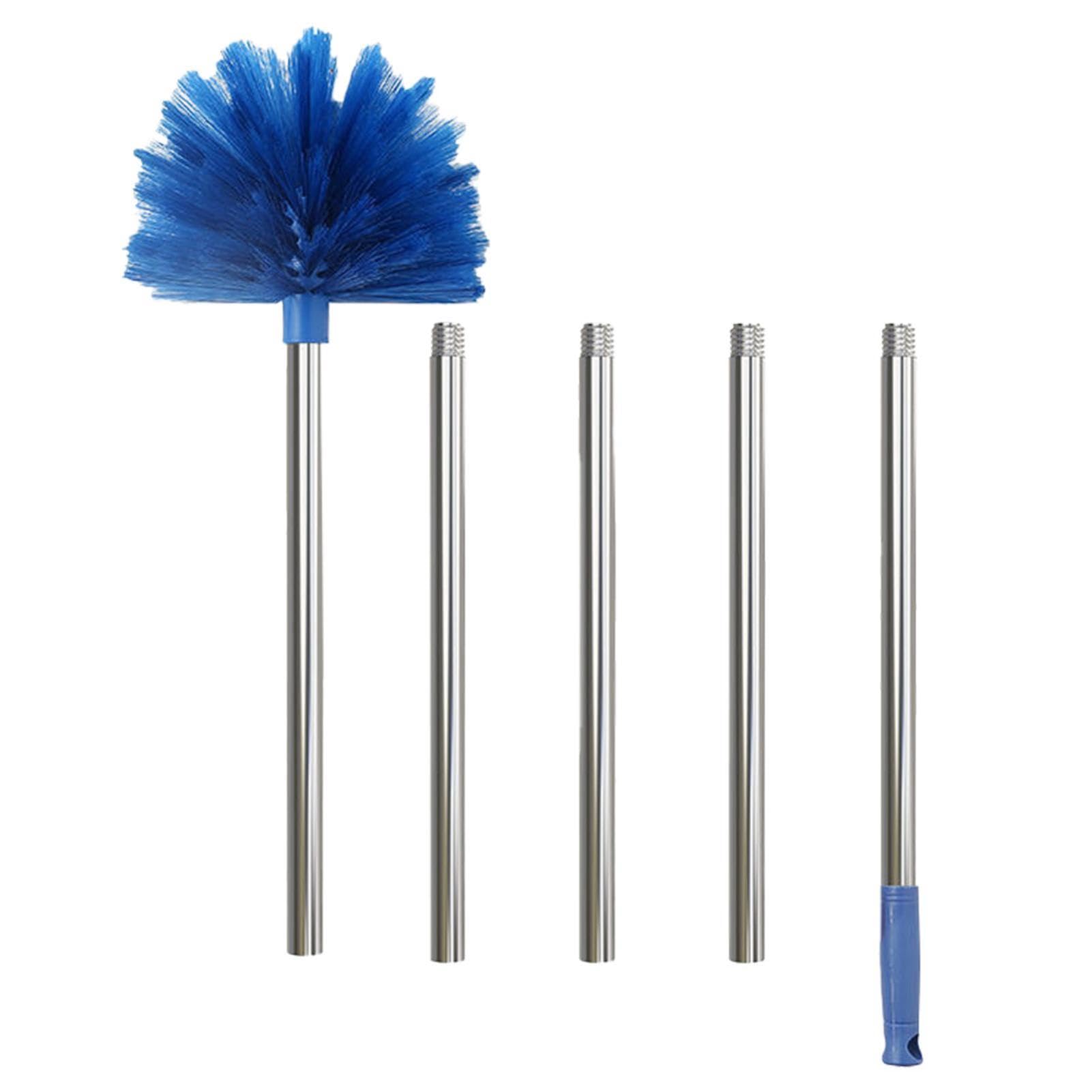 Cepillo De Tela De Araña - Plumero Extensible De Telarañas, Limpiador De Cepillo De Cabeza Lavable | Plumeros De Limpieza Resistentes Extensibles Con Poste Largo, Cepillo De Limpieza Para Quitar Telar