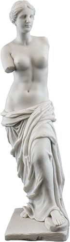 Top Collection Venus de Milo réplica estatua del Louvre. Mármol fundido en frío premium de 11 pulgadas. Réplica de obra maestra de grado museo.