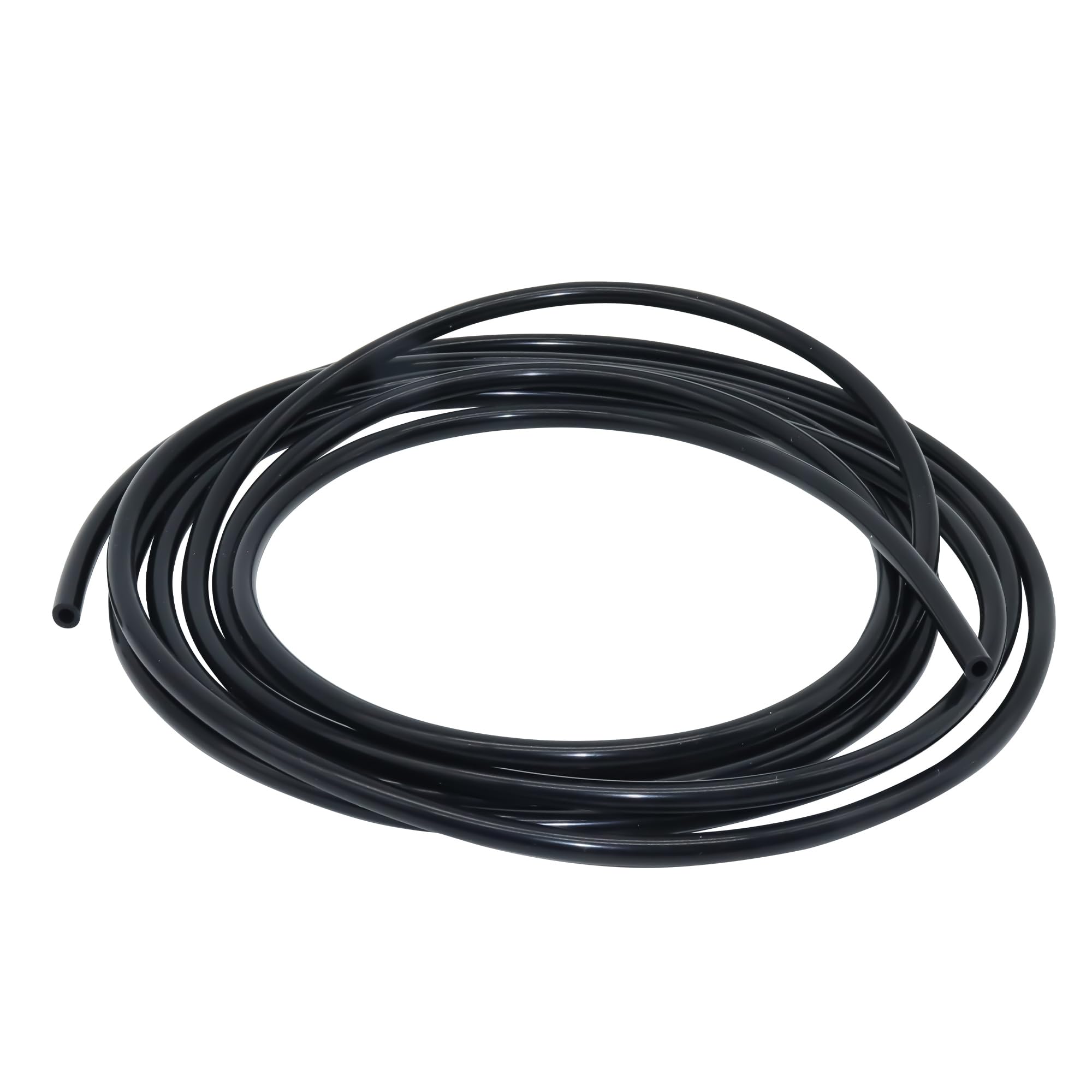 LAVMHAB Silicone Tubing 8mm ID x 12mm OD 3m (9.8FT), Flexible Silicone Tube for Water Air Pump (Black)