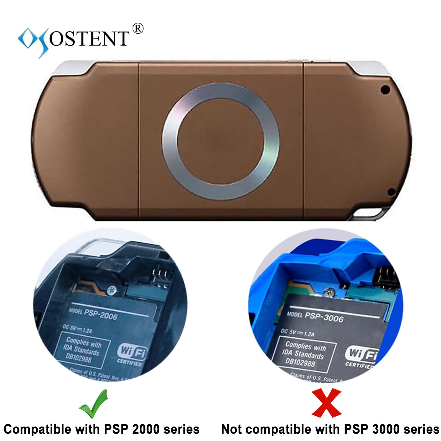 OSTENT Full Housing Shell Faceplate Case Parts Replacement for