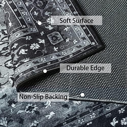 Famibay Carpet Runners for Hallways Long Hallway Hall Runner Narrow Rugs Washable Kitchen Runner Area Rugs Carpet Floor Mats for Hallway Kitchen Laundry Room Living Room