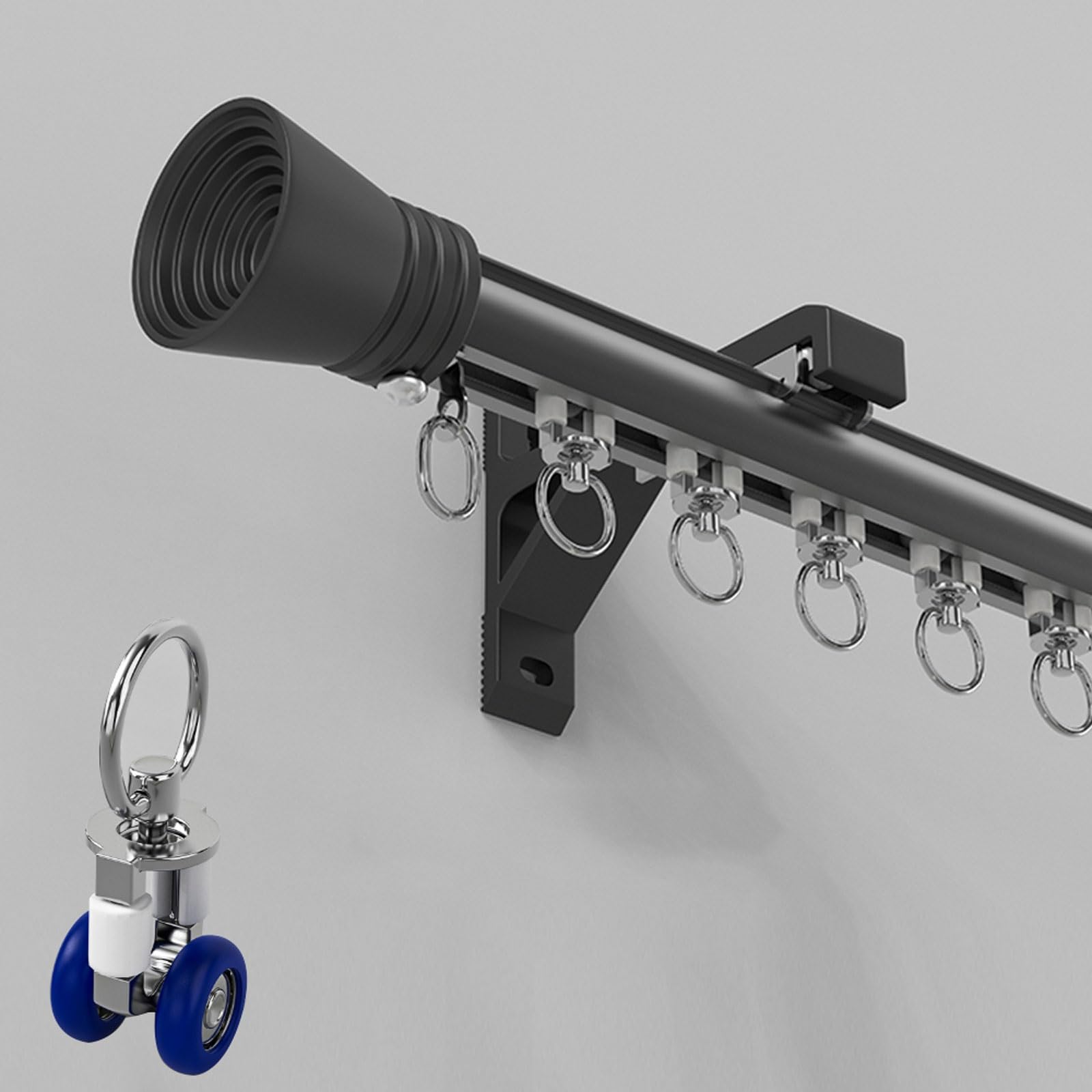 Tringle à rideaux en aluminium pour séparer une pièce ou équiper un espace hôpital