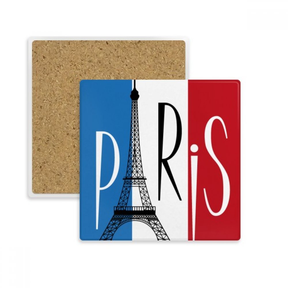 Coaster France pierre absorbante anti-tache pour tasses et verres de table