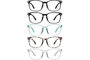5-Pack Reading Glasses to Combat Digital Eye Strain