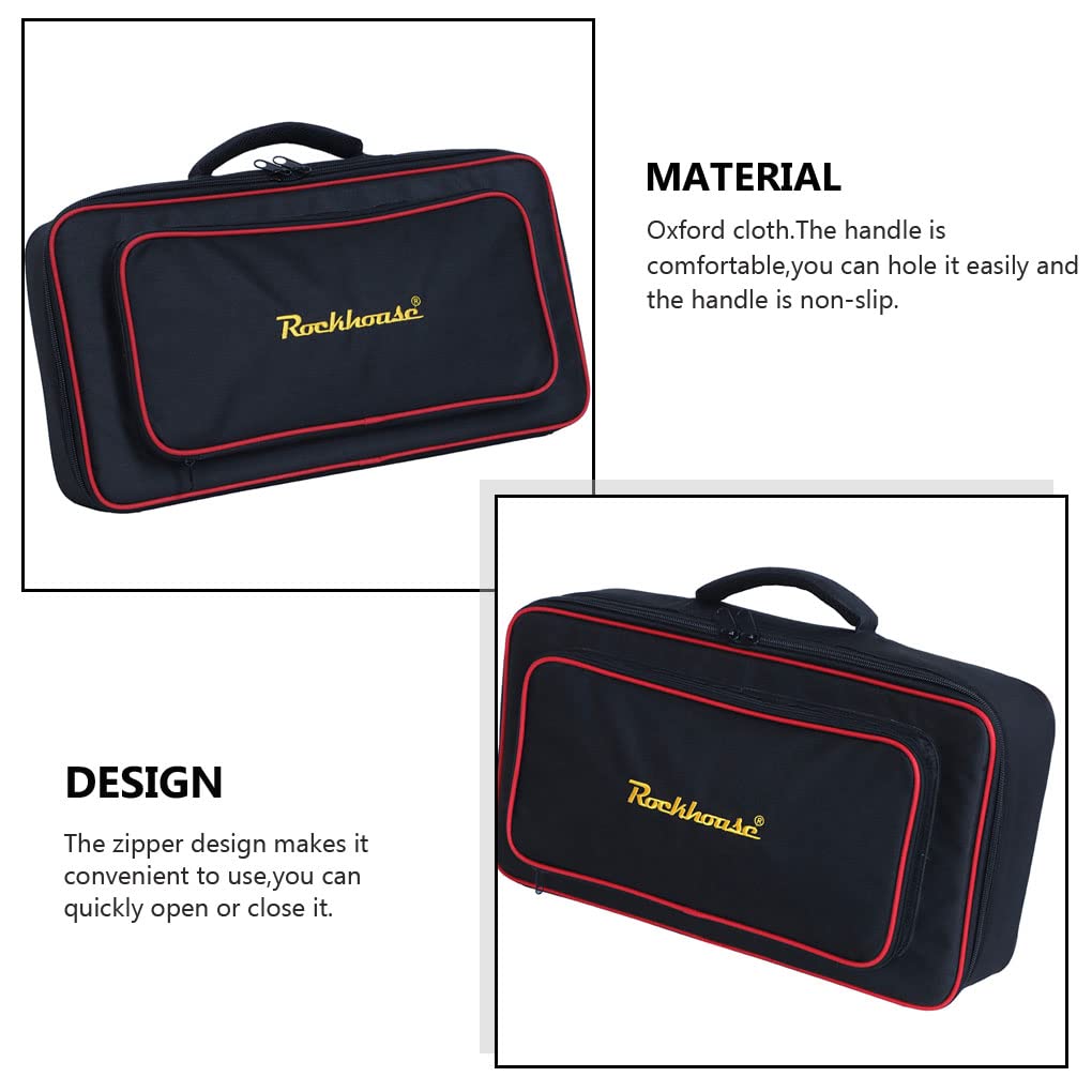 10 set di effetti chitarra elettrica Pedaliera Consiglio Storage Bag Carry Case Effetto Pedalboard Zipper Pouch