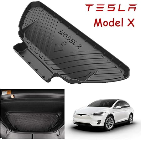 Caoutchouc Robuste Tapis De Coffre Avant Personnalise Pour Tesla Modele X Model X Tapis De Plancher Impermeable Floormat De Protection Contre Les Intemperies 5seats Amazon Fr Auto Et Moto