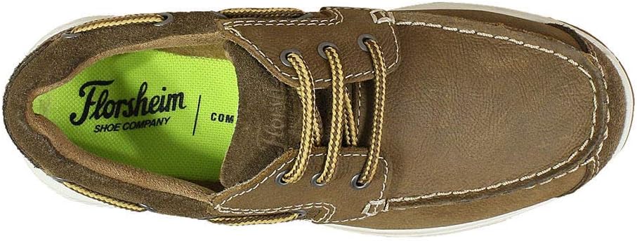 Florsheim Boys' Great Lakes Jr. Moc Toe Slip on Oxford
