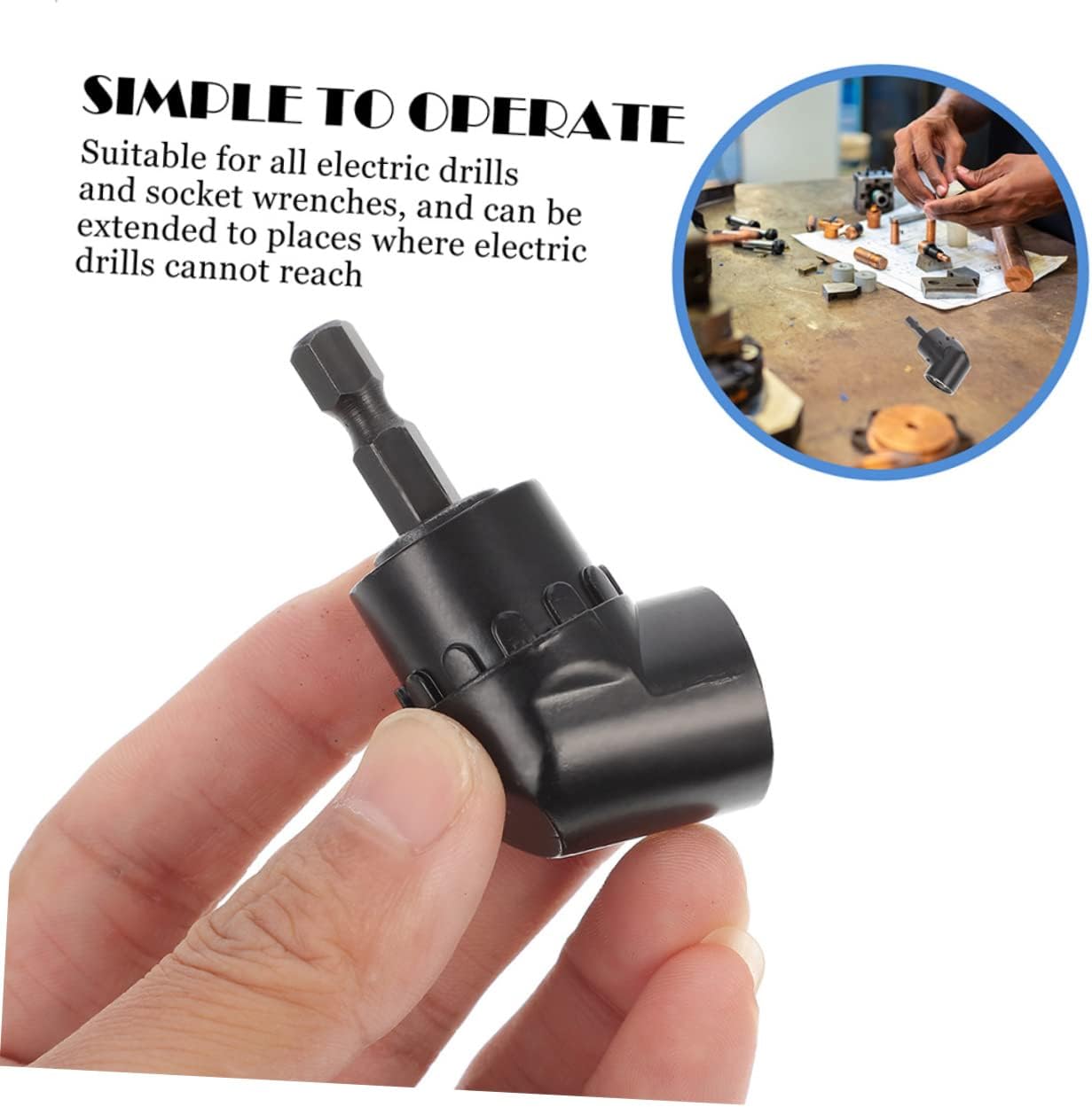 105 Degree Angle Adapter Drill Angle Attachment for Electric Drill Ratchet Adapter
