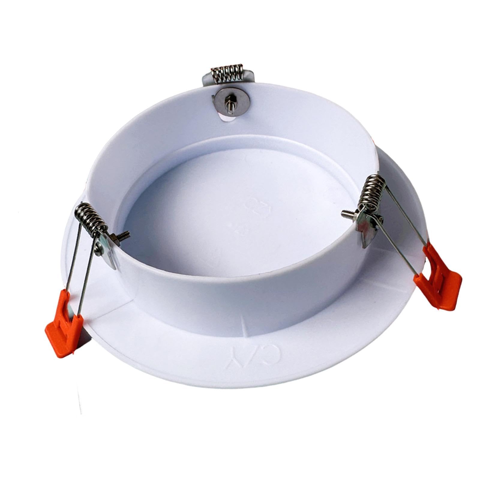 MotiveTech Ceiling Hole Cover Plate with Buckle, Round Downlight Hole Cap DIY Lightweight Recessed Light Trim Strip, Downlight Hole Trim Strip for Home Office, 125 to 155mm Hole