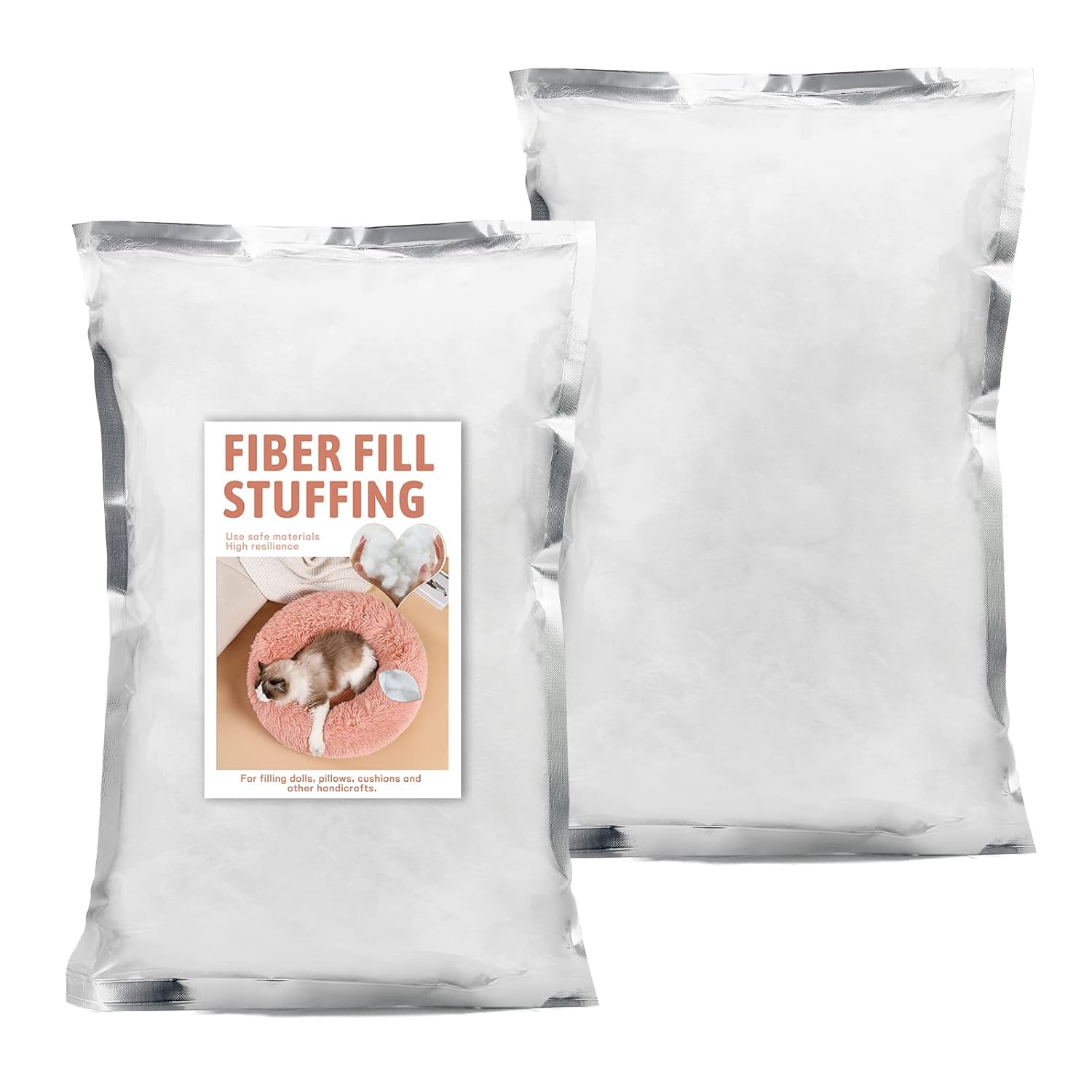300g/10.6oz Polyester Fiber Fill Stuffing, High Resilience Fill Fiber