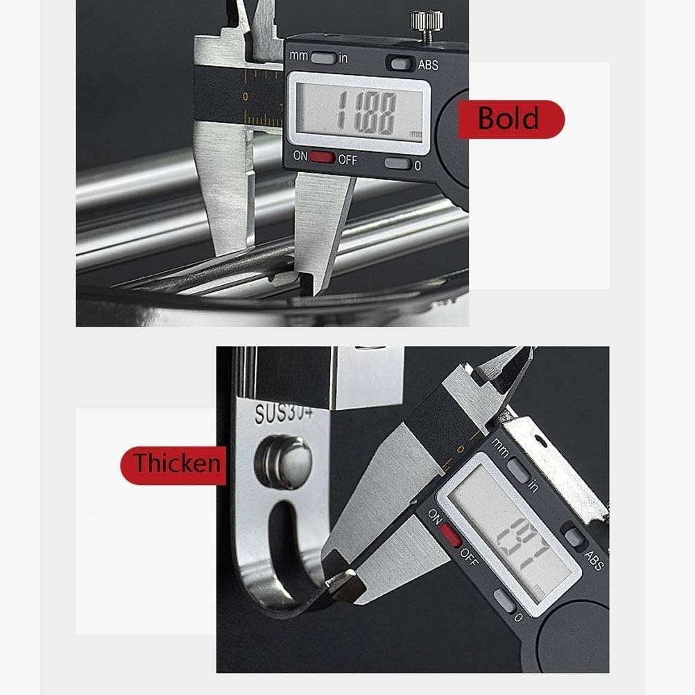 Towel Rack Towel Rail Towel Rack Bathroom Stainless Steel Wall Mount Foldable Towel Rack with Hooks Storage Rack with 3 Towel Holders Towel Rail ()