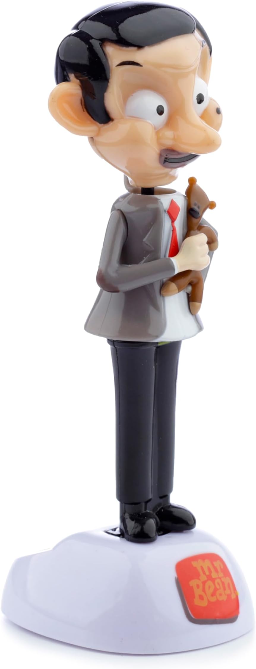 Puckator Mr Bean with Teddy Solar Pal - Home Office Table Desk Dashboard Car Decor Decoration - Gift Ideas - Gifts For Teenage Old Boy Girl Dad Mums - Powered KIds Toys Toy Figure Figures
